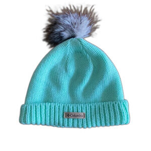 Columbia Mint Green Knit Beanie Hat Youth